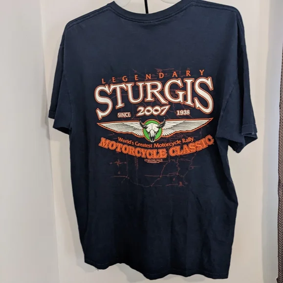 Sturgis 2007 motorcycle rally shirt - Picture 2 of 5